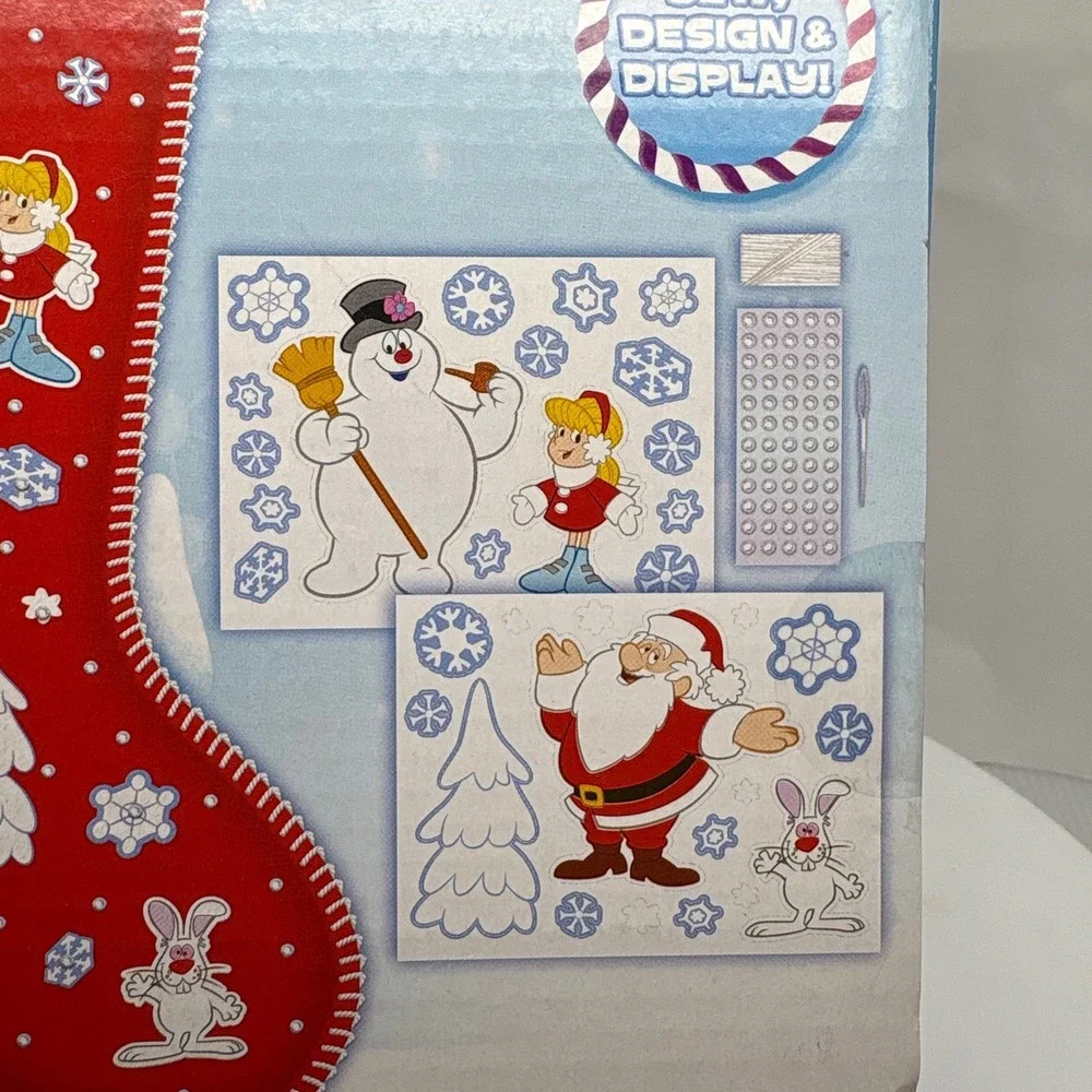 Frosty the Snowman Make Your Own Felt Stocking Craft Kit 18 Inch Christmas STEAM